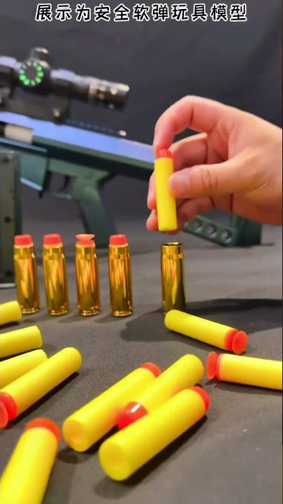 Barrett M82A1 Soft Bullet Gun Sniper Rifle #shorts #toyguns #softbulletgun #barrett