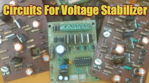 Different types of Circuits For Voltage Stabilizer|Automatic stabilizer|Autocut|Skill Development