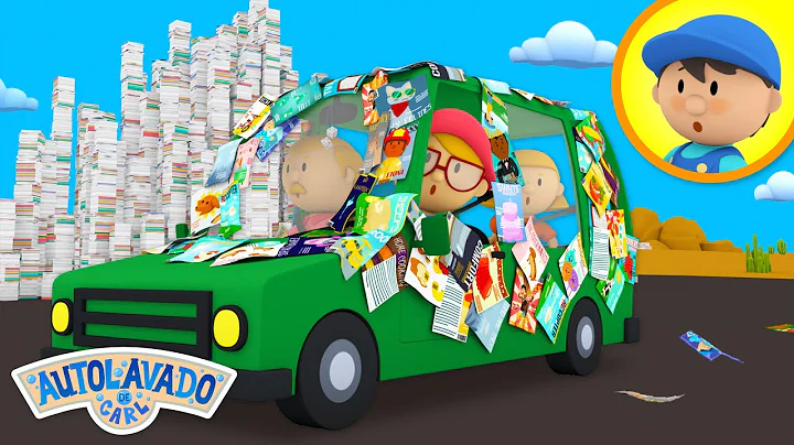 Las Vacaciones De La Familia Van Tripp | El Autolavado de Carl | Caricatura Para Niños