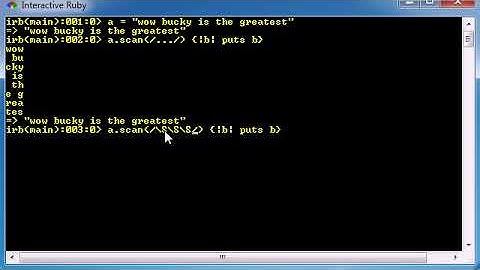 Ruby Programming Tutorial 24 Regular Expressions in Loops
