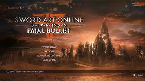 Sword Art Online: Fatal Bullet episode 1 | Character creation and tutorial
