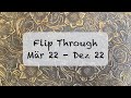 Flip Through | Wochendekos im Ringplaner | März 2022 - Dezember 2022 | Filofaxing | planerbeere