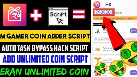 🔥 M gamer New latest coin hack script || M gamer unlimited coin Adder script || New script 2021