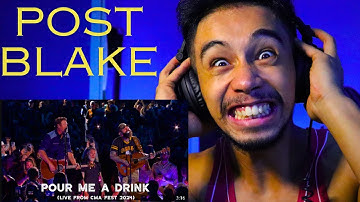 Post Malone (feat. Blake Shelton) - Pour Me A Drink [Live from CMA Fest 2024] FIRST TIME REACTION
