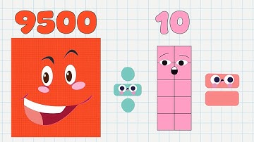 Numberblocks | Math Division Part 2 | DIVISION OF NUMBERBLOCKS | Division Big Numbers