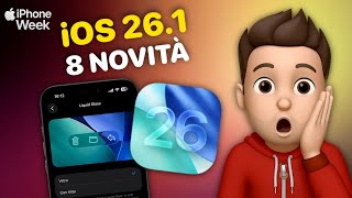 iOS 26.1 in arrivo con 8 nuove funzioni iPhone: ecco tutte le novità