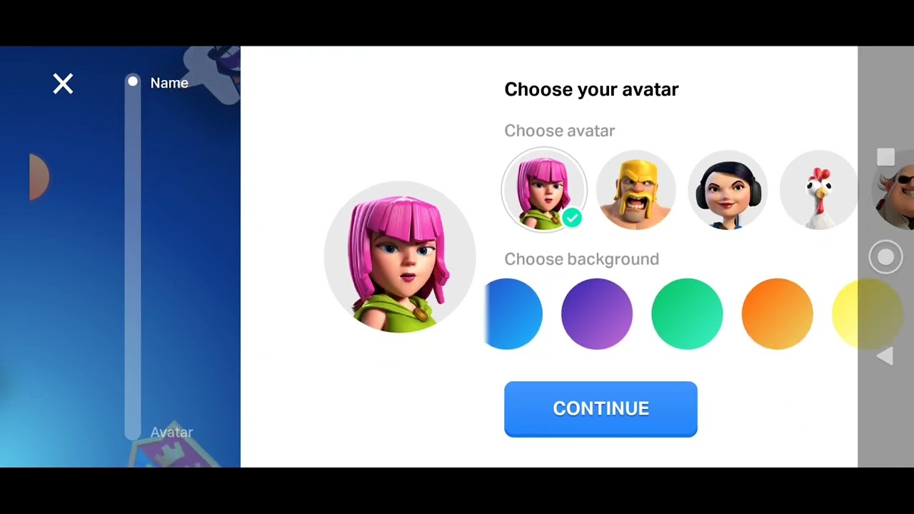 Picking my name and profile picture for SCID