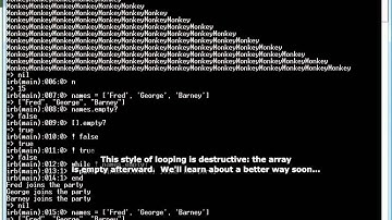 Learn to program using Ruby - Part 7: Looping