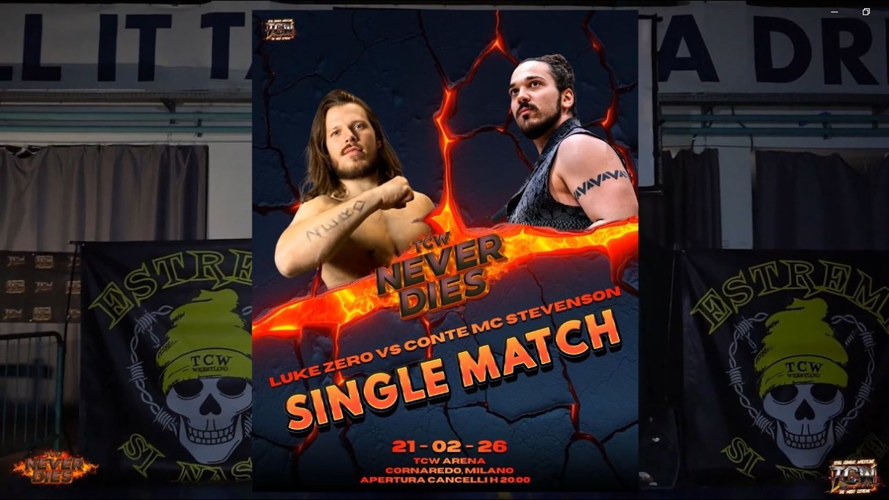 Conte McStevenson vs Luke Zero (TCW Revolution Championsip) - TCW WRESTLING