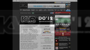 KVR Developer Challenge 2012