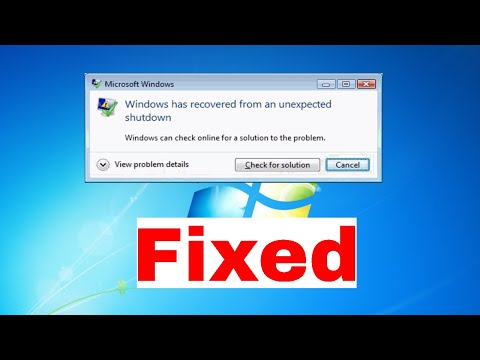 Windows Has Recovered From an #unexpected #shutdown Windows 7 | Windows Blue Screen Error Windows 10 | Foci