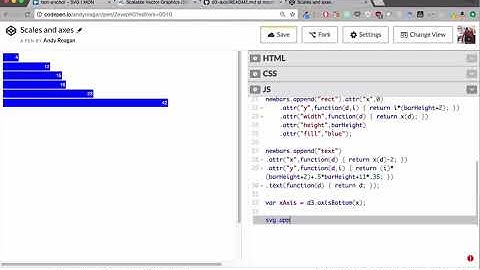 D3 scales and axes functions