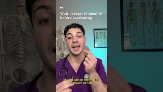 Why Saline + Suction Doesn’t Always Work Instantly