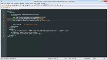 Document Object Model - JavaScript Basics Tutorial 3