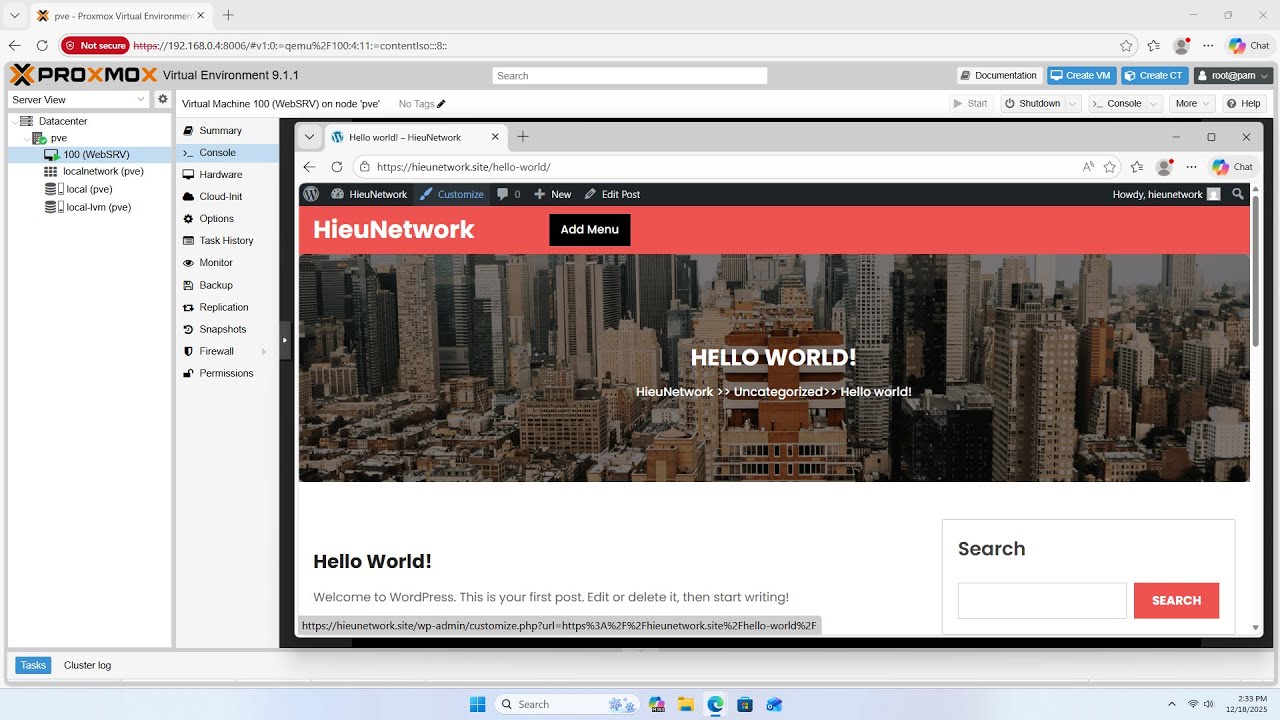 Build Your Own Web Server with Proxmox At Home