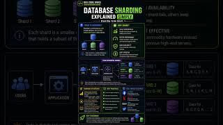 Database Sharding Explained Simply — How Facebook Scales to Billions 🗄️ #shorts