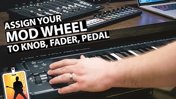 How to Assign Your Mod Wheel to a Knob, Fader, or Expression Pedal in MainStage!