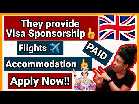 No experience Jobs in UK with Visa sponsorship. International applicants wanted.