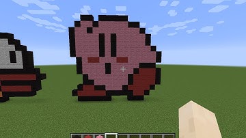 Minecraft - Kirby (Pixel Art) (Build)
