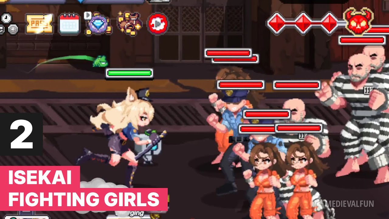 Isekai Fighting Girls Gameplay Part 2 Walkthrough Guide (Chapters 2 & 3