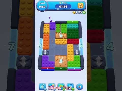 Color Block Jam level 1469 Solution Walkthroug