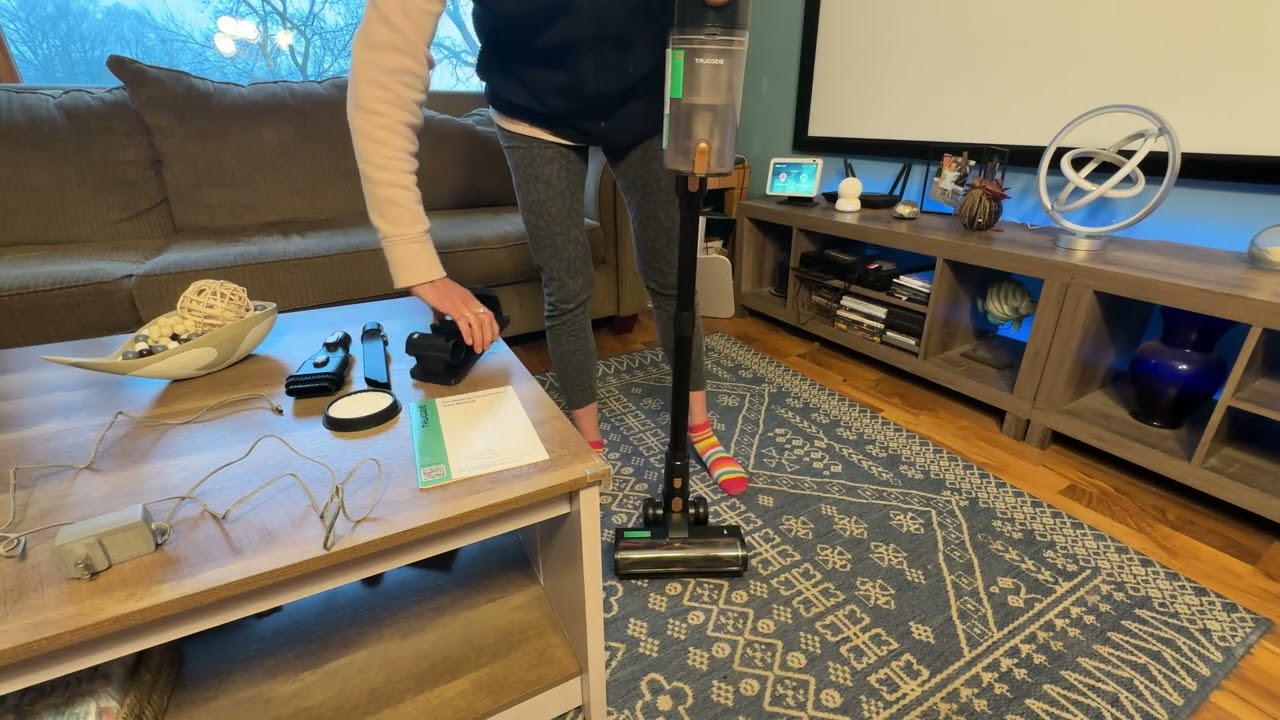 High Powered Trucozie Self Standing Stick Vacuum Cleaner