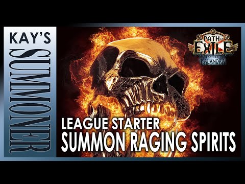 PoE 3.19 - SRS Guardian League Starter - SSF - Summon Raging Spirit