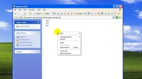 How to lock folder  files ) ,windows xp