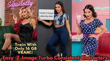Create Perfect CONSISTENT AI CHARACTERS using Z Image Turbo LoRAs (LoRA Training Tutorial)