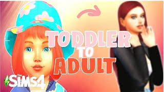 TODDLER TO ADULT CHALLENGE ?The Sims 4 Create A Sim (CAS) Challenge ?