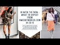 IN WITH THE NEW - What to expect from AWEDBYMONICA.COM  IN 2019