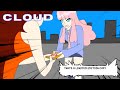 “TUG O WAR” Cloud Senpai Fangirl VS GF (Heart Attack Rampage) | FNF Animation