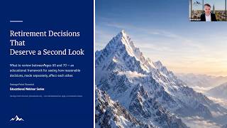 Financial Virtual Workshop Retirement Decisions