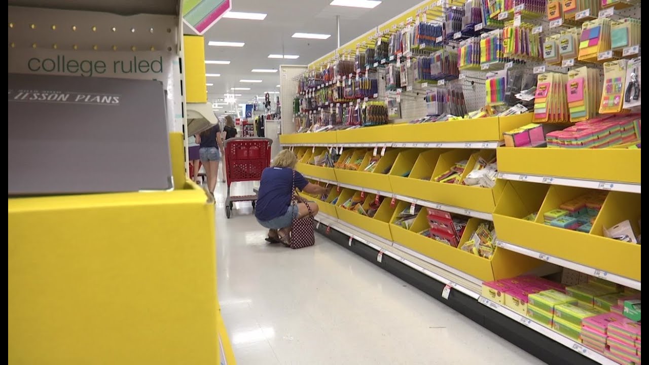 School supply sales tax holiday lasts through Sunday YouTube