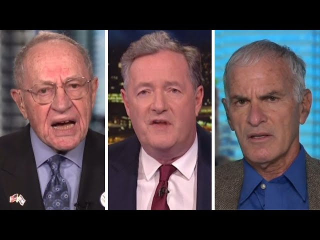 Norman Finkelstein vs Alan Dershowitz On Israel-Palestine War With Piers  Morgan | The Full Debate - YouTube