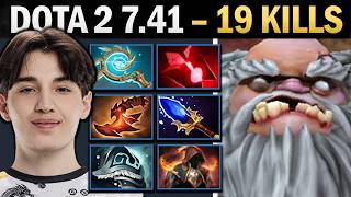 Pudge Dota 2 7.41 with 19 Kills and Shivas - Dota Gameplay