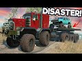 We Crashed My Monster Tow Truck on a Mountain in Snowrunner Mods!