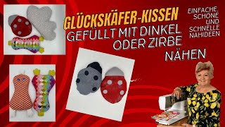 Körnerkissen mit Dinkel oder Zirbenspänen gefüllt, nähen 🧵