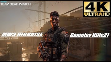 Call Of Duty 4K MW3 HighRise 44Kill/05Death Gamplay PS5 60FPS (No Commentary)