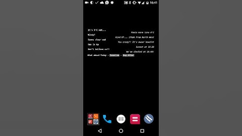 BlazingSand Textual Weather for KWGT