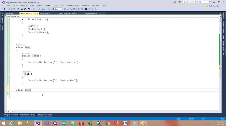 Day 21 - Destructors in C#