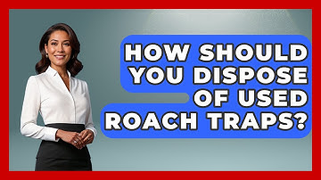 How Should You Dispose Of Used Roach Traps? - Insects and Invaders