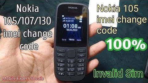 nokia 105 imei change code!nokia 105  imei repairYouTube Super work Solutions