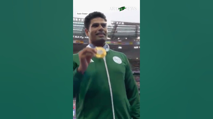 Pakistan’s Arshad Nadeem receives gold medal at Paris Olympics