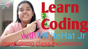 coding sikhe WhiteHatJr com se// mera demo class experience// learn computer language
