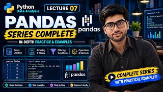 Pandas Series Complete  | Python Data Analysis Mein Series Ko Asaan Samjhein (Urdu/Hindi)