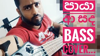 Video thumbnail of "පායා ආ සද .. Bass cover… 076 355 8344"