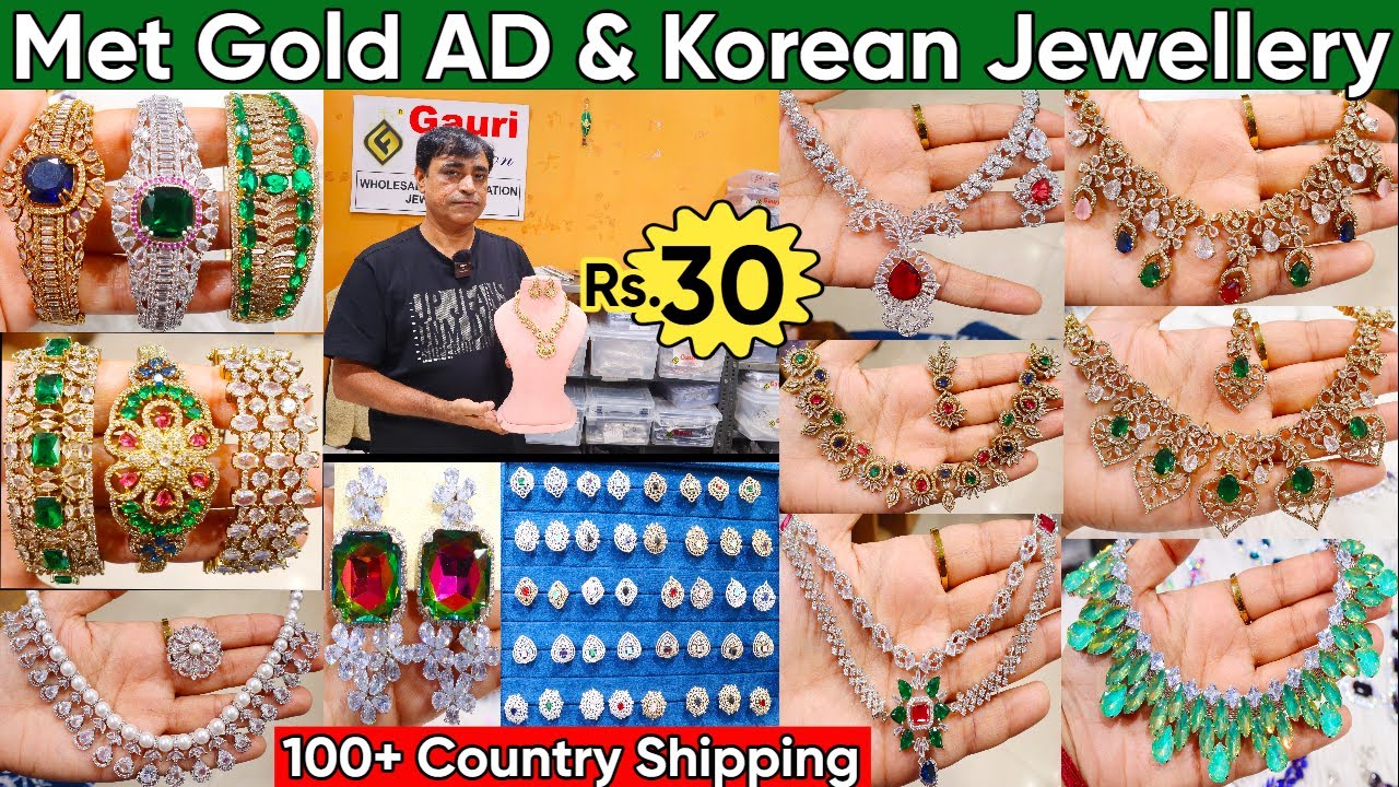 Latest Imported Met Gold AD & Korean Jewellery Collectio 2025 | Exclusive Celebrity Bridal Jewellery