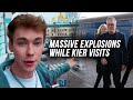 Massive Explosions While Kier Starmer Visits Ukraine
