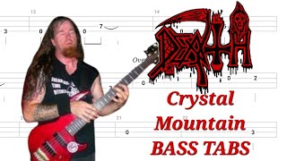 Death - Crystal Mountain BASS TABS | Cover | Tutorial | Lesson